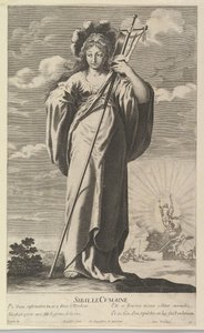 クマエのシビル、約。 1635. 作成者: ジル・ルスレ、エイブラハム・ボッセ。 作： Gilles Rousselet and Abraham Bosse