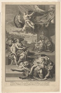 アイザック・デ・ラリーの肖像画による英国の歴史の寓話 タイトルページ: Isaac de Larrey, Histoire d