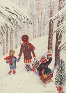 そりに乗る 作： Gillian Lawson