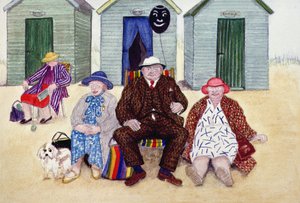 ビーチで 作： Gillian Lawson