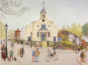 セントジョンズ、ダウンシャーヒル、ハムステッド、2002 作： Gillian Lawson