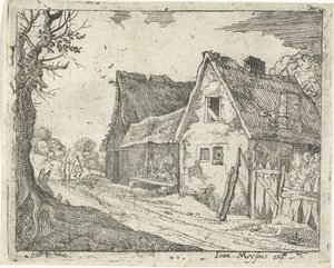 田舎道の農場 作： Gillis Peeters (I)