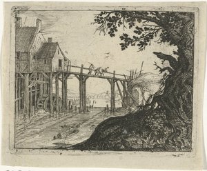 水車のある風景 作： Gillis Peeters (I)