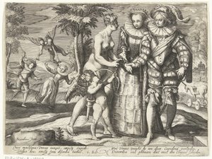 金星、不和の中の愛 作： Gillis van Breen (attributed to)