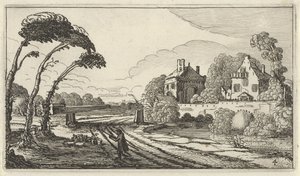 風景の中の羊飼い 12 の風景図 (オブジェクトのタイトル) 作： Gillis van Scheyndel (I)