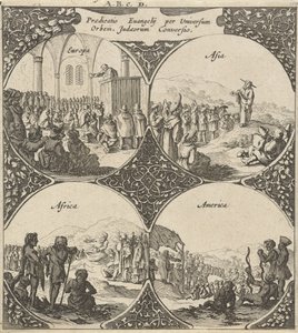 四大陸の牧師 作： Gillis van Scheyndel (I)