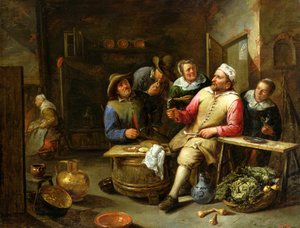 ラウンジバー、1657 作： Gillis van Tilborgh the younger