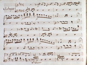 ジョアッキーノ・ロッシーニ作曲「イタリアのトルコ人」の交響曲の楽譜のページです。 作： Gioachino Rossini