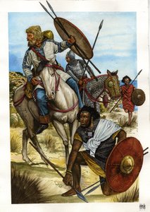 バーバリアン：アラン戦士、バンダル（金髪の馬）、ベルベル人（アラン兵士、バンダル、ベルベル人）