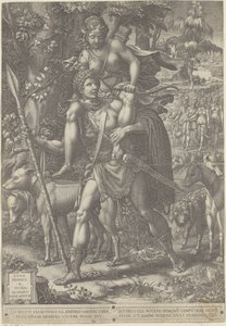 Allegories op de Jacht 狩りの寓意 作： Giorgio Ghisi
