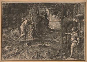 人生の寓意、1561年。 作： Giorgio Ghisi