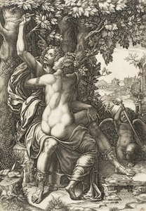 アンジェリカとメドーロ、1570年頃 作： Giorgio Ghisi