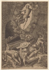 キリストの復活 作： Giorgio Ghisi