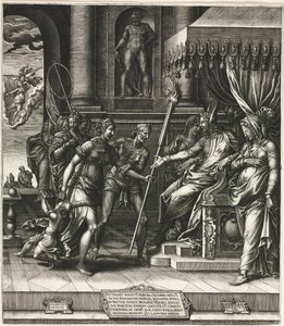 ApellesのCalumny、1560。 作： Giorgio Ghisi