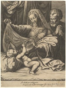 ロレートのマドンナ、1575 年。 作： Giorgio Ghisi