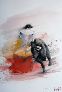 ダイナミックな闘牛 作： Giorgio Gosti
