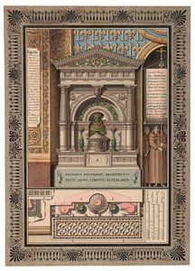 ルイ＝シャルル・ドルレアンの墓のための3つのプロジェクトのうちの1つ 作： Giorgio Grognet de Vasse