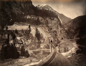 FaidoのSan Gottardo鉄道の延長線上にあるもの 作： Giorgio Sommer