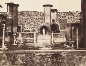 マルクス・ルクレティウスの家、ポンペイ、1870年頃（写真） 作： ジョルジオの夏
