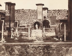 マルコ・ルクレティウスの家、ポンペイ マルコ・ルクレティウスの家、ポンペイ、1870年頃。 作： Giorgio Sommer