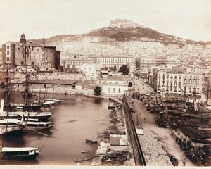 ナポリの景色 作： Giorgio Sommer