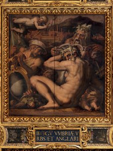 ボルゴサンセポルクロとアンギアリの寓話 作： Giorgio Vasari