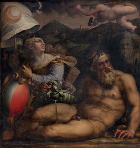 フィエーゾレの寓意、1563-1565 作： Giorgio Vasari