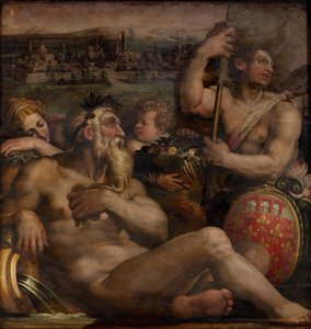 プラートの寓意、1563-1565 作： Giorgio Vasari