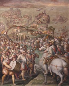 ポルトエルコレの捕獲、1568年〜1570年 作： Giorgio Vasari