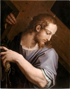 十字架を運ぶキリスト、1553年。 作： Giorgio Vasari