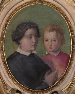 ジョヴァンニとガルジアデメディチ、1556〜1558 作： Giorgio Vasari