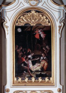 聖誕祭（油彩・キャンバス 作： Giorgio Vasari