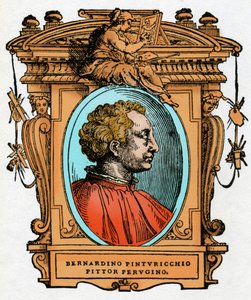 ピントゥリッキオの肖像（ベルナルディーノ・ディ・ベット・バルディ 作： Giorgio Vasari