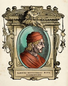 サンドロ・ボッティチェリ（1445-1510）の肖像（アレッサンドロ・ディ・マリアーノ・ディ・ヴァンニ・フィリペピ） ジョルジョ・ヴァザーリの「The Vite of