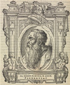 ロッソフィオレンティーノ、「最も優れた画家、彫刻家、建築家の生活」、1568年 作： Giorgio Vasari