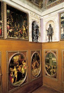 ジョルジョ・ヴァザーリ(1511-1574)作「フランチェスコ1世の書斎」、ヴェッキオ宮殿(イタリア)