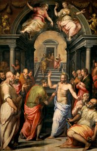 聖トーマスの信仰、1572年 作： Giorgio Vasari