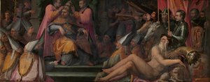 ジョバンニ・デ・メディチの教皇選挙、1555-1562 作： Giorgio Vasari