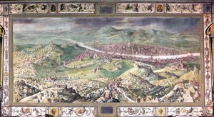 1530年のフィレンツェ包囲戦 作： Giorgio Vasari