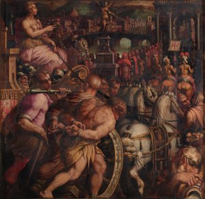 ピサの勝利後の勝利、1563-1565 作： Giorgio Vasari