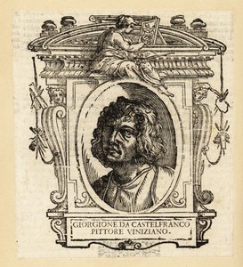 盛期ルネッサンスのヴェネツィア派のイタリア人画家ジョルジョーネの肖像（ヴェネツィア出身、1477年頃～1510年頃