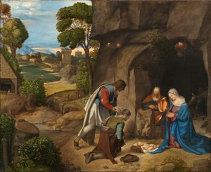 羊飼いの礼拝 作： Giorgione