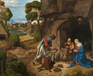 羊飼いの礼拝、15051510。 作： Giorgione