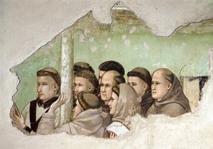 ブラザー・オーガスティンの死 作： Giotto (c.1266 1337)