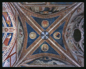 マガダレンのチャペル: ヴォールト 作： Giotto (c.1266 1337)
