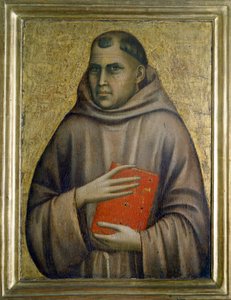 パドヴァの聖アンソニー 1295年頃（木にテンペラ 作： Giotto (c.1266 1337)
