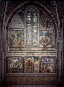 キリストの生涯と聖フランシスコのサイクルのシーン 作： Giotto (c.1266 1337)
