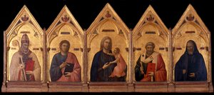 ポリプティク湾、カリフォルニア州1301-1302 作： Giotto di Bondone