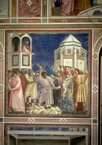 無罪の虐殺、1305年頃 作： Giotto di Bondone