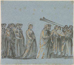 マリアとヨセフの結婚式の行列 作： Giotto di Bondone